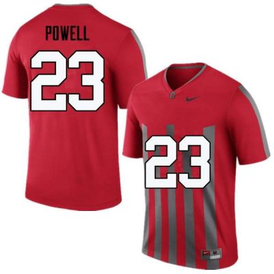 Men's Ohio State Buckeyes #23 Tyvis Powell Throwback Nike NCAA College Football Jersey Supply PTE5344DQ